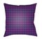 Tiwari Home 22" Blue and Purple Heart Printed Square Throw Pillow Cover with Knife Edge